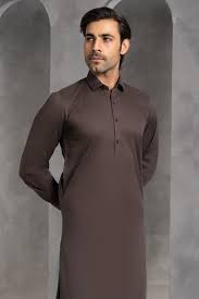 Brown Shalwar Kameez