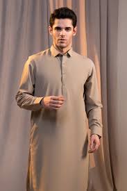 Light Brown Shalwar Kameez