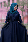 Amara Pleated A-Line Casual Abaya