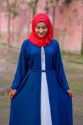 Sultana Royal Blue 2-Piece Inner Set Abaya